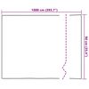 vidaXL Mirror Film Silver 90 x 1000 cm PET