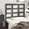 vidaXL Bed Headboard Grey 105.5x4x100 cm Solid Wood Pine