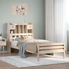 vidaXL Bookcase Bed without Mattress 90x200cm Solid Wood Pine
