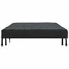 vidaXL Table Cover Plain Black 102 x 202 x 15 cm Fabric