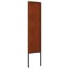 vidaXL Garden Privacy Screen Rusty 32 x 140 cm Weathering steel