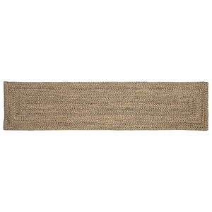 vidaXL Area Rugs Rectangular Natural and Black 60 x 200 cm Jute