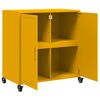 vidaXL Sideboard Mustard Yellow 68x39x72 cm Steel