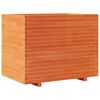 vidaXL Garden Planter Wax Brown 90x60x72 cm Solid Wood Pine
