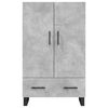 vidaXL Highboard Concrete Grey 69.5x31x115 cm Engineered Wood