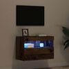 vidaXL TV Wall Cabinet Old wood 60 x 30 x 40 cm Engineered Wood