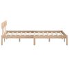 vidaXL Bed Frame without Mattress Solid Wood Pine Double