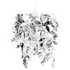 vidaXL Chandelier | Silver | PVC | Standard | Decorative Inlays | Chandelier
