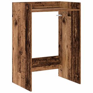 vidaXL Wash Machine Cabinet Old Wood 67.5 x 48 x 97 cm Engineered wood