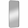 vidaXL Wall-mounted Mirror Black 40x100 cm Rectangle