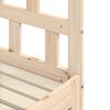 vidaXL Daybed with Trundle without Mattress 80x200 cm Solid Wood