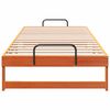 vidaXL Bed Frame Brown 90 x 220 cm Solid Pine Wood