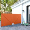 vidaXL Collapsible Terrace Side Awning Terracotta 300x150 cm