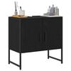 vidaXL Bathroom Sink Cabinet Black Oak 60 x 30 x 60 cm Engineered Wood