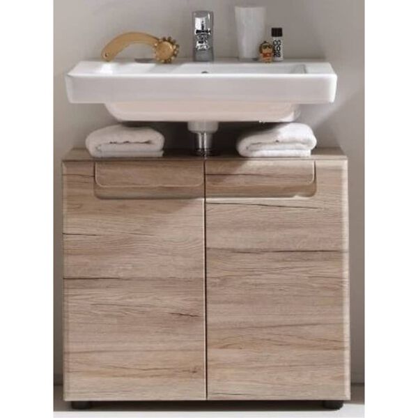 Trendteam Sink Vanity Unit Malea San Remo Oak