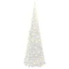 vidaXL Artificial Christmas Tree Pop-up 150 LEDs White 180 cm