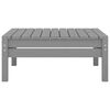 vidaXL 7 Piece Garden Lounge Set Grey Solid Pinewood