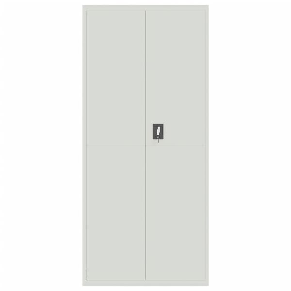 vidaXL File Cabinet Light Grey 90x40x200 cm Steel