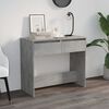 vidaXL Console Table Concrete Grey 89x41x76.5 cm Steel