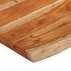 vidaXL Table Top 70x60x3.8 cm Rectangular&nbsp;Solid Wood Acacia Live Edge