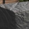 vidaXL Furniture Cover Plain Black 240 x 110 x 70 cm 420D