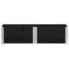 vidaXL Pallet Collars 2 pcs Black 150x50 cm Solid Wood Pine