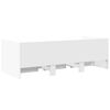 vidaXL Daybed with Drawers without Mattress White 90x190 cm Single