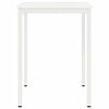 vidaXL Bar Table White 80 x 80 x 105 cm Solid Pine Wood