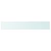 vidaXL Shelves 2 pcs Panel Glass Clear 80x12 cm
