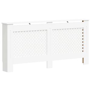 vidaXL Radiator Cover White 172x19x81.5 cm MDF