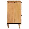 vidaXL Bedside Cabinet Natural 50 x 33 x 60 cm Solid Mango Wood