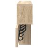 vidaXL Wall-Mounted Coat Rack with Shelf Sonoma Oak 100 x 12 x 43.5 cm