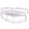 vidaXL Bookcase Bed without Mattress White 90x190cm Solid Wood Pine