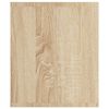 vidaXL Book Cabinet/TV Cabinet Sonoma Oak 36x30x143 cm Engineered Wood