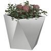 vidaXL Planter 2 pcs Silver 30 x 30 x 30 cm Galvanised Steel