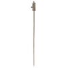 Esschert Design Oil Torch On Pole Stainless Steel