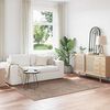 vidaXL Anti-slip Shaggy Rug Brown 140 x 200 cm PP
