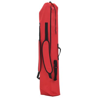 vidaXL Hammock with Foldable Stand Red