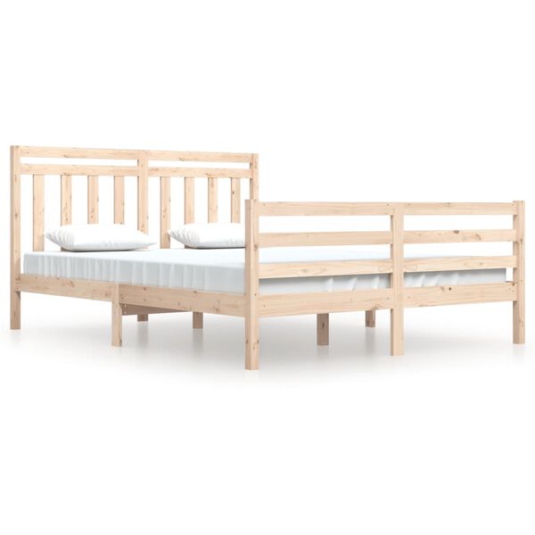 vidaXL Bed Frame without Mattress 160x200 cm Solid Wood