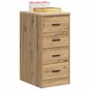 vidaXL Garage Storage Cabinet Artisan Oak 40x51x85 cm Solid Wood Pine