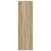 vidaXL Plant Stand Sonoma Oak 30 x 30 x 100 cm Engineered Wood