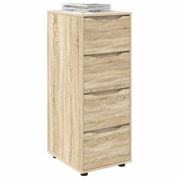 vidaXL Storage Cabinet Sonoma Oak 40 x 48 x 105 cm Engineered Wood