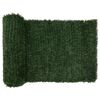 vidaXL Artificial Fence Dark Green 1 x 4 m PVC and Steel