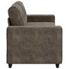 vidaXL Loveseat Sofa with Cushion Dark grey Artificial Leather