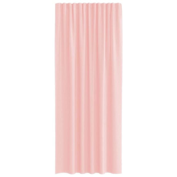 vidaXL Voile Curtains with Rod Pockets 2 pcs Pink