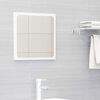 vidaXL Bathroom Furniture Set High Gloss White Engineered Wood
