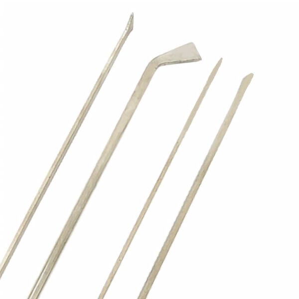 vidaXL 4 Piece Paintless Car Dent Removal Rod Kit Stainless Steel