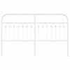 vidaXL Metal Replace Headboard White 150 cm