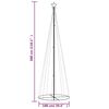 vidaXL Christmas Cone Tree Colourful 310 LEDs 100x300 cm
