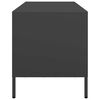 vidaXL TV Cabinet Black 101.5x39x43.5 cm Cold-rolled Steel